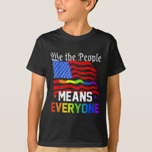 Camiseta Nós, As Pessoas, Significa Que Todos Os Eua Consti
