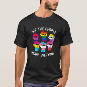 Camiseta Nós, as Pessoas, significa que todos os LGBT Orgul