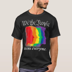 Camiseta NÓS, AS PESSOAS, SIGNIFICA TODA A orgulho gay 2018