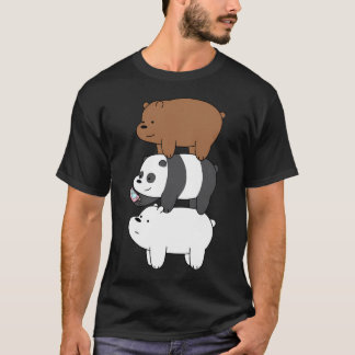 Camiseta Nós Bamos Bearsâ"... "Grizzly, Panda E Urso De Gel