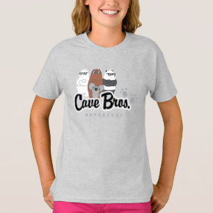 Camiseta Nós Bare Bears - Irmãos Cavernas. Representar
