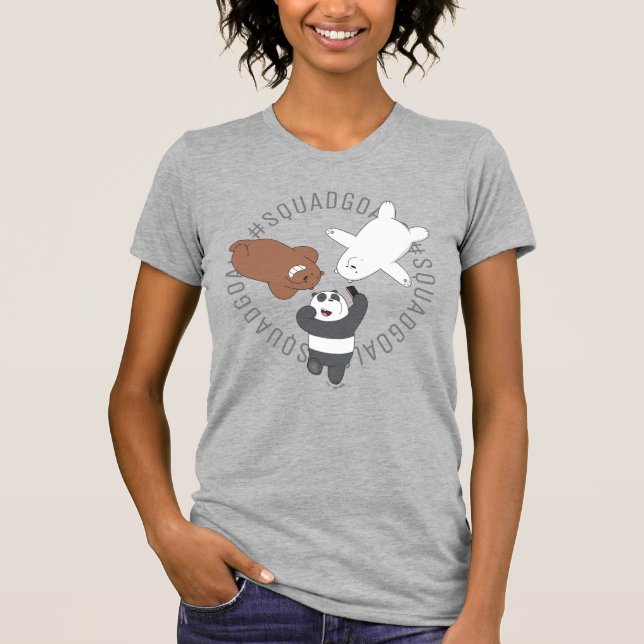 Camiseta Nós Bare Bears - #SquadMeta (Frente)