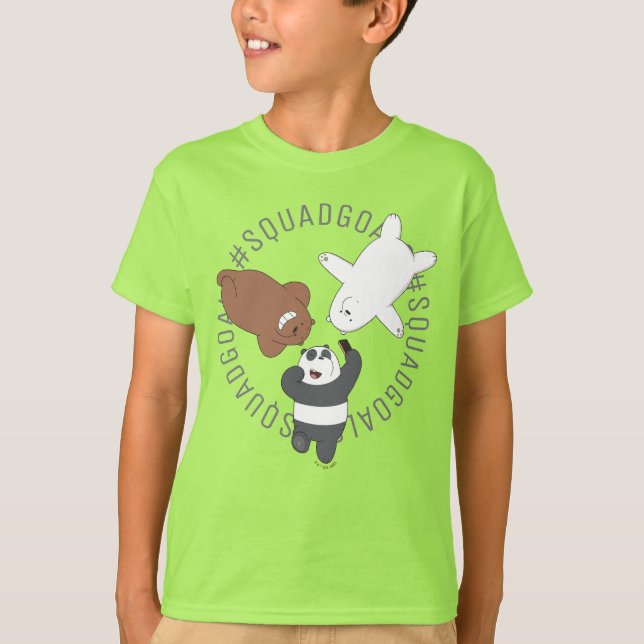Camiseta Nós Bare Bears - #SquadMeta (Frente)