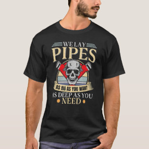 Camiseta Nós colocamos Pipes do tamanho que você quer canal