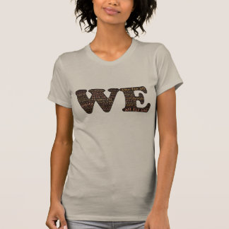 Camiseta NÓS: conexão & a comunidade humanas de afirmação