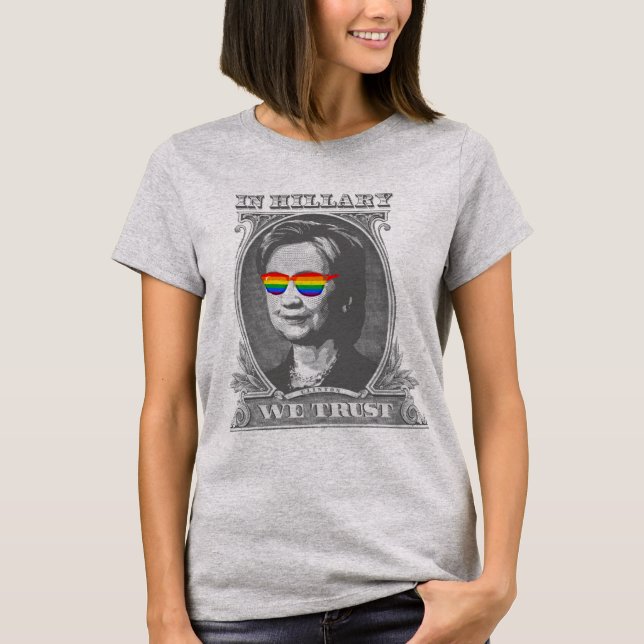 Camiseta Nós confiamos em Hillary (Frente)