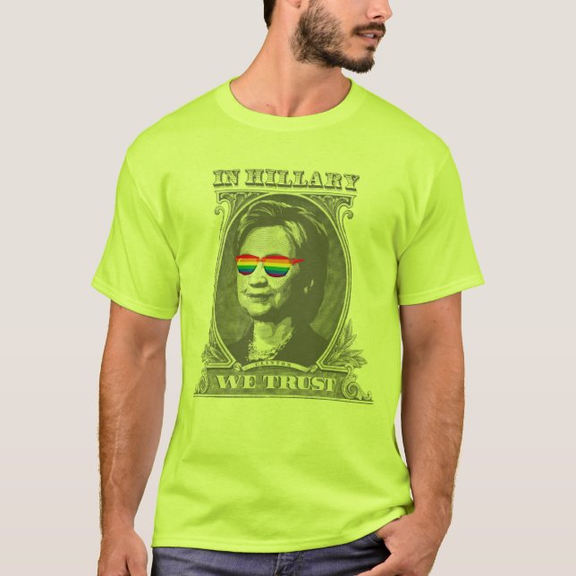 Camiseta Nós confiamos em Hillary (Frente)