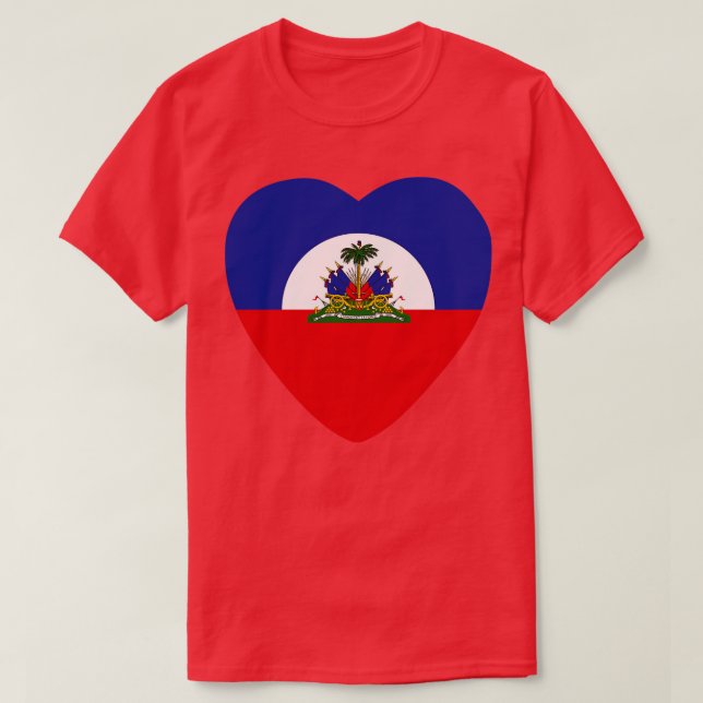 Camiseta Nós Coramos o Haiti Patriot Flag Edition (Frente do Design)