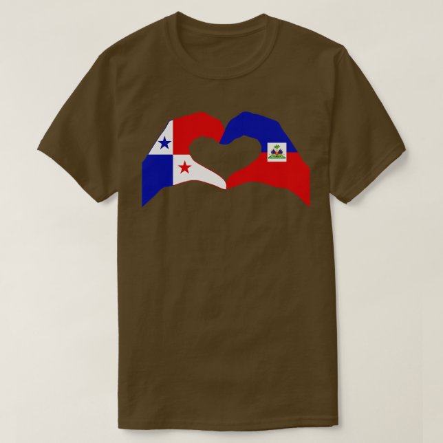 Camiseta Nós Coramos Panamá Haiti Bandeira Multinacional Pa (Frente do Design)