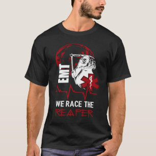 Camiseta Nós Corremos o Ceifador I EMT EMS Bombeiro Parâme