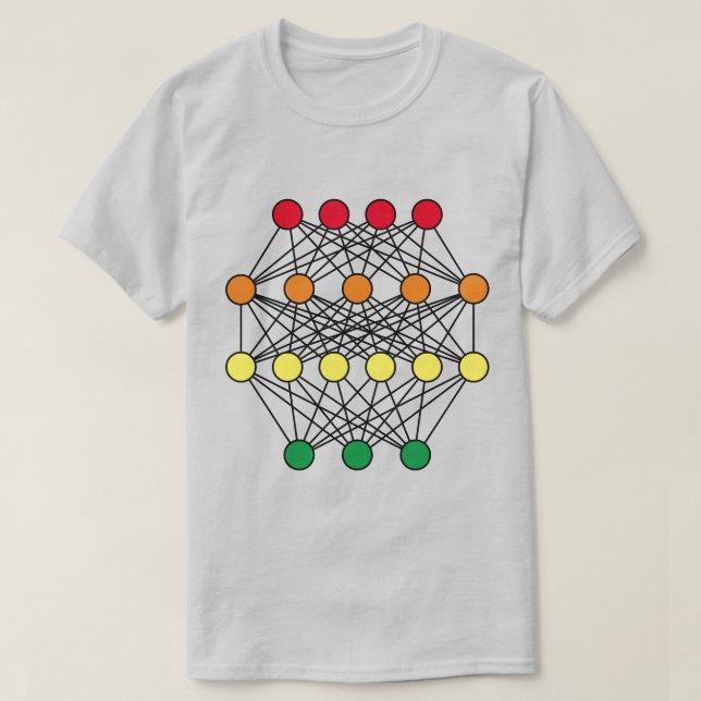 Camiseta Nós de Rede Neural (Frente do Design)