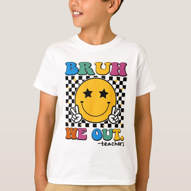 Camiseta Nós Descobrimos Professores No Dia Passado Da Esco (Frente)
