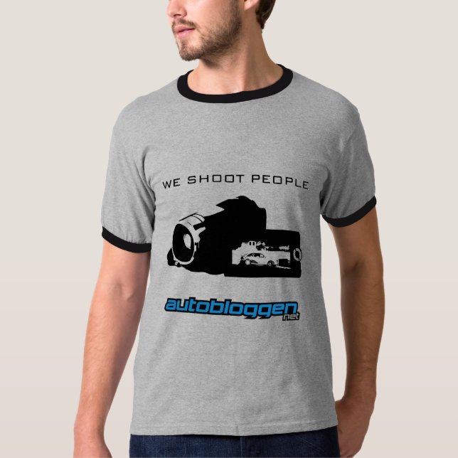Camiseta "Nós disparamos em pessoas " (Frente)