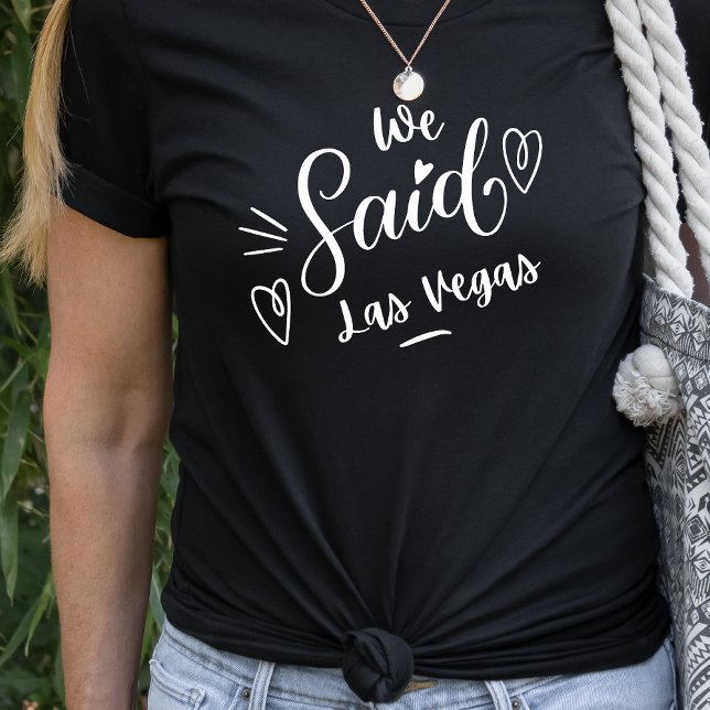 Camiseta Nós Dissemos Las Vegas Funny Black Despedida de So (Criador carregado)