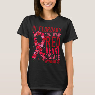 Camiseta Nós Fevereiro Vermelho Conscientização Do