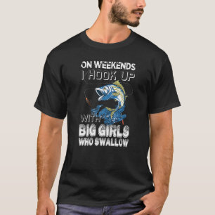 Camiseta Nos fins de semana eu me conecto com garotas grand