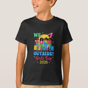 Camiseta Nós Fora Viagem de Meninas 2025 Meninas Afro Mulhe