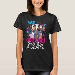 Camiseta Nós Fora Viagem de Meninas 2025 Meninas Afro Mulhe