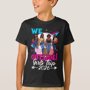 Camiseta Nós Fora Viagem de Meninas 2026 Meninas Afro Mulhe
