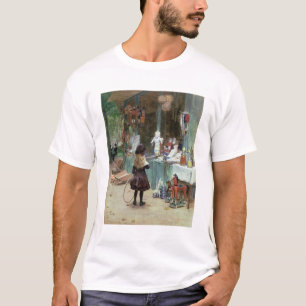 Camiseta Nos jardins de Champs-Elysees, c.1897 (gouache