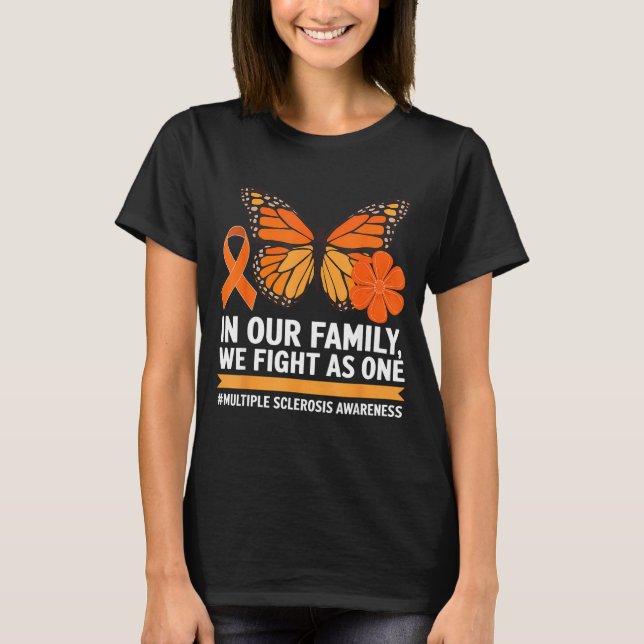 Camiseta Nós Lutamos Como Uma Borboleta Consciente da Escle (Frente)