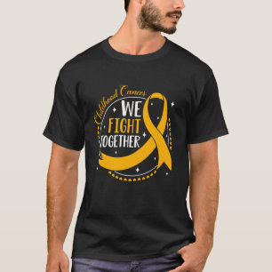 Camiseta Nós lutamos juntos a consciência do Cancer da infâ