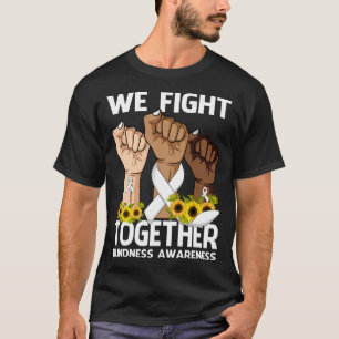 Camiseta Nós lutamos juntos, conscientizando a destreza Sun
