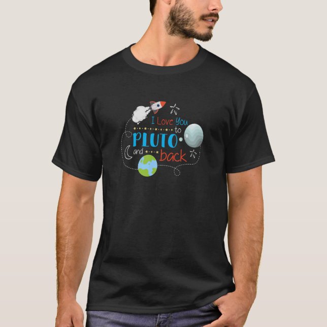 Camiseta Nós não falamos sobre astronomia Plutão nunca nos  (Frente)