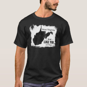 Camiseta Nós não gostamos de você Um ou-Preto