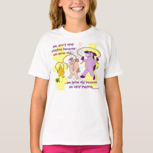 Camiseta "Nós não paramos de jogar porque nós crescemos