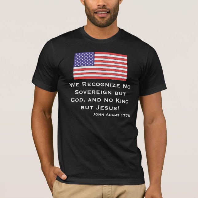 Camiseta Nós não reconhecemos nenhum soberano mas deus, e (Frente)