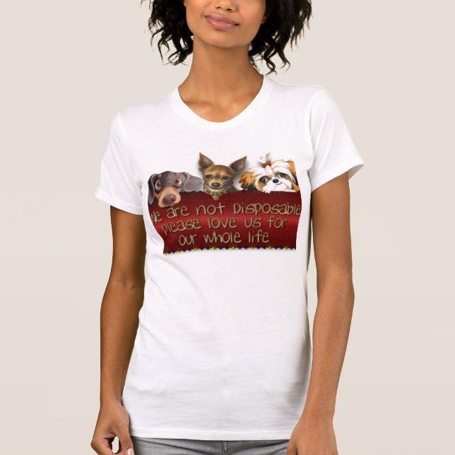 Camiseta Nós não somos descartáveis (Frente)