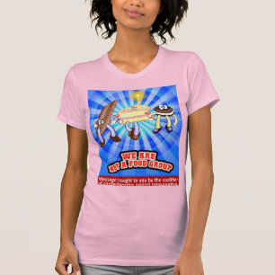 Camiseta Nós não somos um grupo de comida