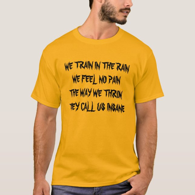 CAMISETA NÓS NÃO TREINAMOS NA SENSAÇÃO DE RAINWE NENHUMA (Frente)
