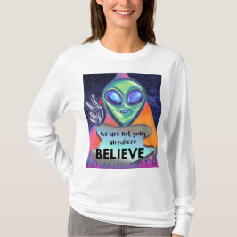 Camiseta Nós não vamos a lugar algum acredite