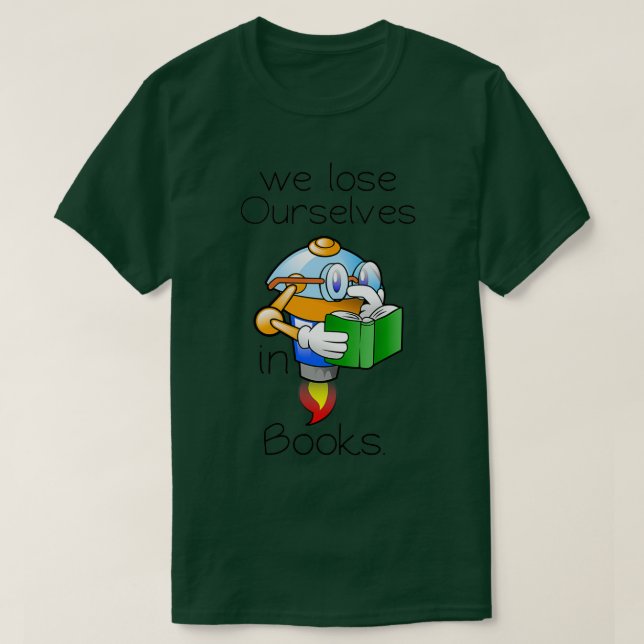 Camiseta Nós nos perderes nos livros 6 (Frente do Design)