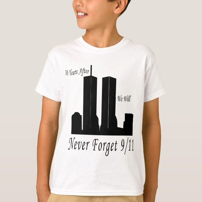 Camiseta Nós nunca esqueceremos 9/11 (Frente)