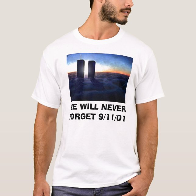 CAMISETA NÓS NUNCA ESQUECEREMOS 9/11/01 (Frente)