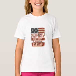 Camiseta Nós, o Povo Relermos Citação da Bandeira