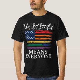 Camiseta Nós, o Povo, Significa Todos Orgulho LGBTQ