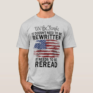 Camiseta Nós, o sinalizador do Pessoas 1776, não precisamos