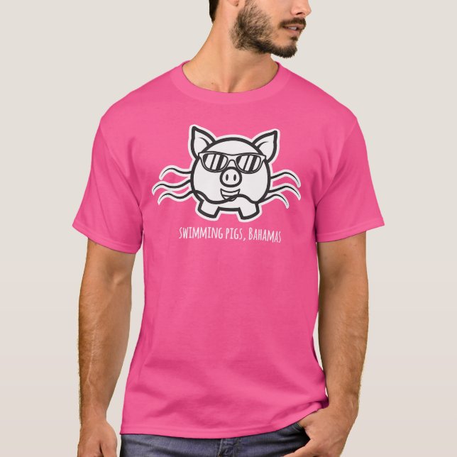Camiseta Nos óculos de sol (Frente)