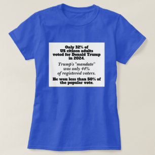 Camiseta Nós os Superamos em Número Nenhum Rei Protesto Ant