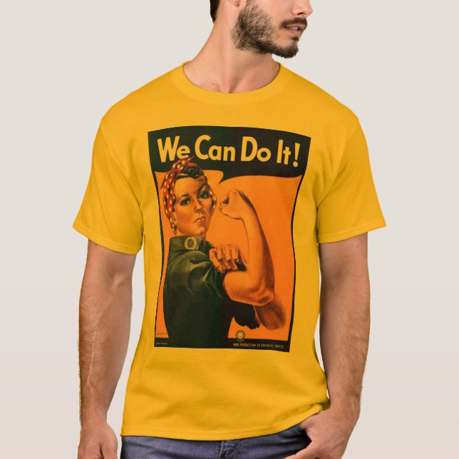 Camiseta Nós podemos fazê-lo T do tempo de guerra (Frente)