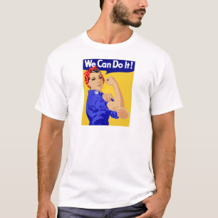 Camiseta Nós Podemos Fazer Isso! Rosie A Rebitadeira Cartaz