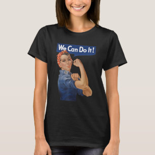 Camiseta Nós Podemos Fazer Isso Rosie O Rosa Da Segunda Gue