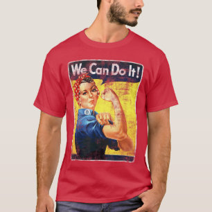 Camiseta Nós Podemos Fazer Isso Rosiehe Riveter Feminista m