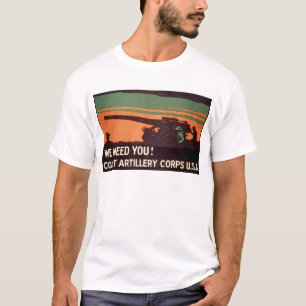 Camiseta Nós precisamo-lo! Corpo da artilharia da costa
