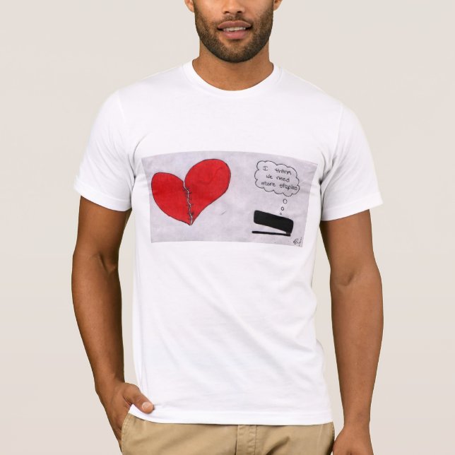 Camiseta nós precisamos mais grampo (Frente)