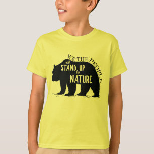 Camiseta Nós que as pessoas representam acima a natureza -
